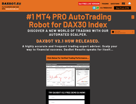 Dax Bot | Forex Advisor | Forex Peace Army